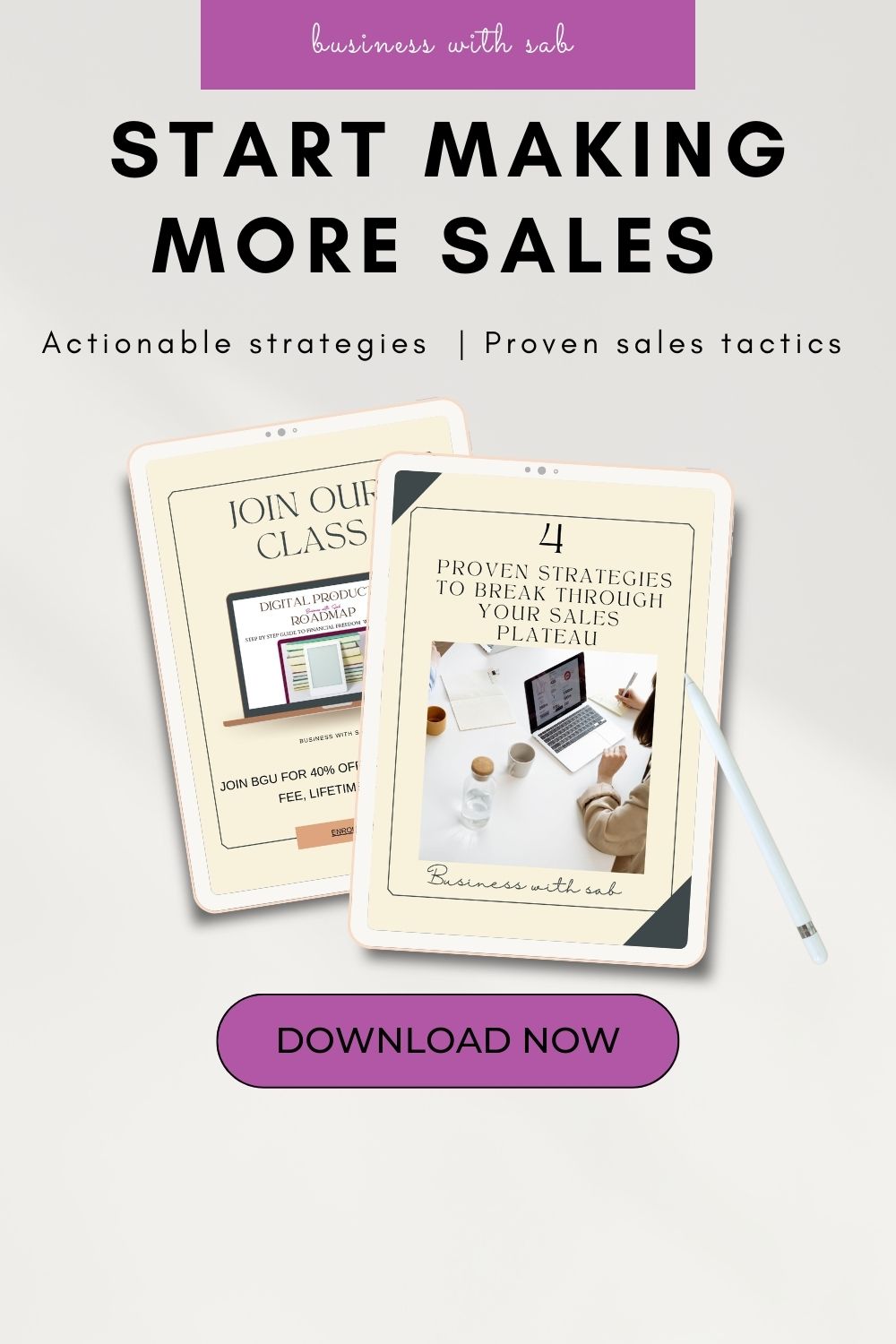 4 Proven Strategies to break through Your Sales Plateau: 100% FREE